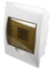 Load image into Gallery viewer, White Din Db 6-Way Flush With Door And Tray
