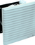 Load image into Gallery viewer, 230Vac Fan C/W Filter And Grill 255X255 Ip43
