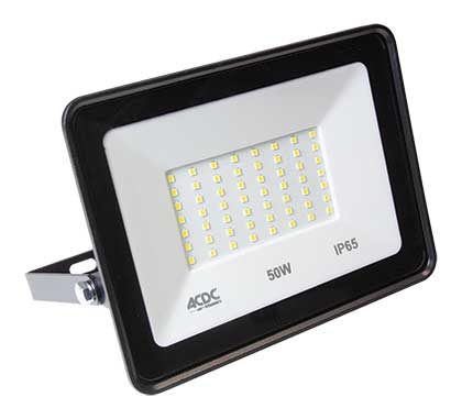 220-240VAC 50W LED WARM WHITE MINI FLOOD IP65 (317x235X6