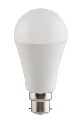 LED A60 15w B22 15w Cool White Globe Opal