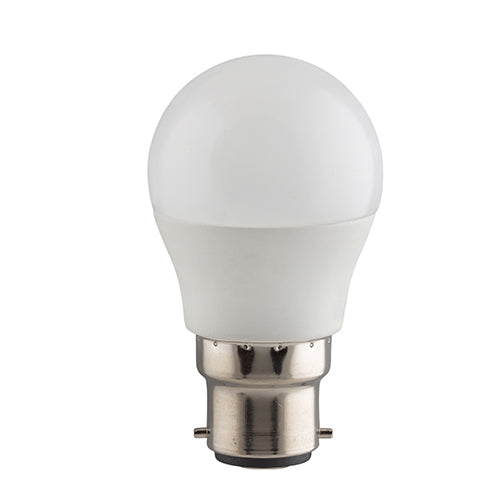 LED Golfball Opal B22 5w WW Dimmable