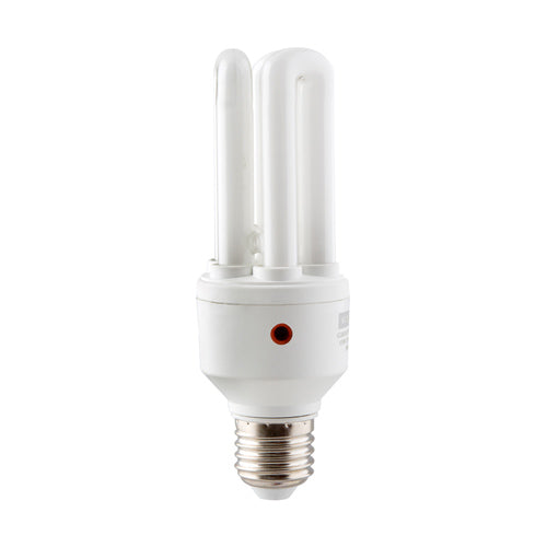 CFL D/Night Sensor 3U E27 15w WW Blister