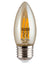 Load image into Gallery viewer, Amber LED Filament Candle E27 4w
