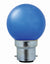 Load image into Gallery viewer, LED Colour Golfball B22 1w Blue
