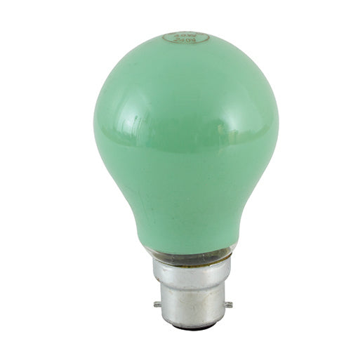 Coloured Globe B22 40w Green