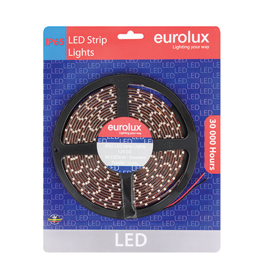 LED Strip 5m 4.8W/m Purple IP65