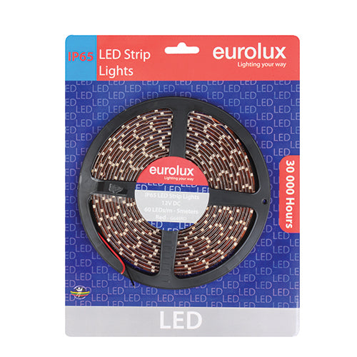 LED Strip 5m 4.8W/m Red IP65