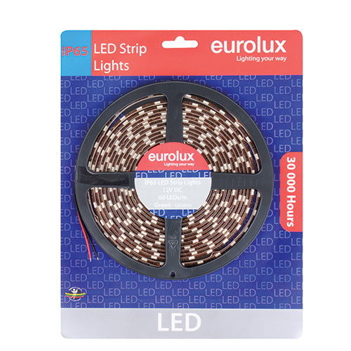 LED Strip 5m 14.4W/m Green IP65