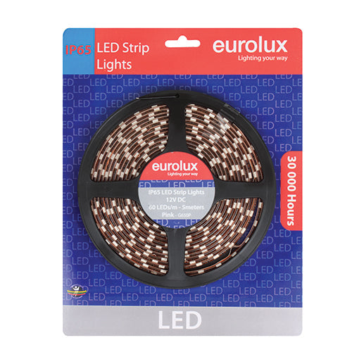 LED Strip 5m 14.4W/m Pink IP65