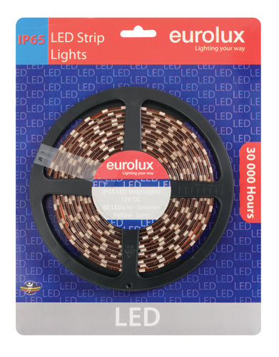 LED Strip 5m 14.4W/m Yellow IP65