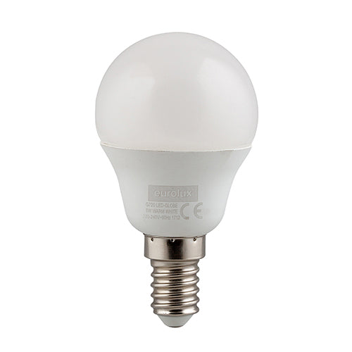 LED Plastic Golfball Opal E14 5w WW