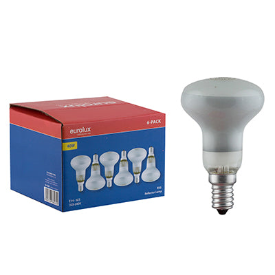 Reflector R50 E14 40w 6Pk-ShrinkWrap
