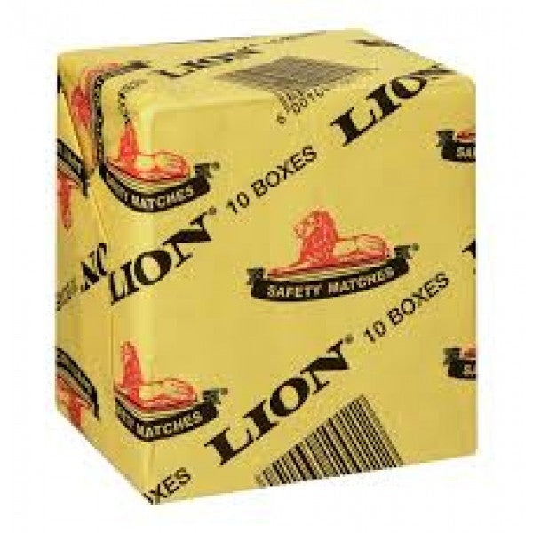 Lion Matches 10 boxes in a pack