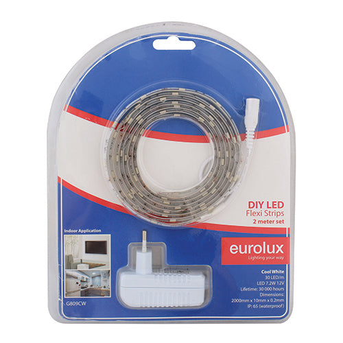 LED Strip DIY Kit 2m 7.2W/m CW IP65