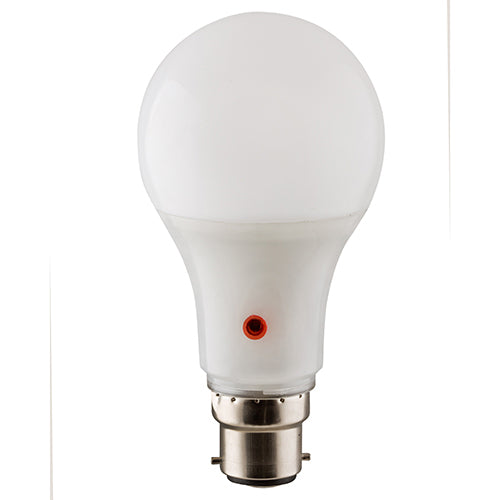 LED Ultrasonic D/Night Sensor B22 10w 4000K