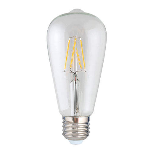 LED Filament Pear Shaped Globe E27 4w WW