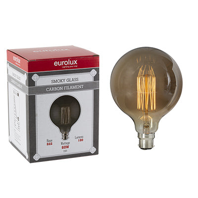 Smokey CB Filament Maxi Globe B22 60w