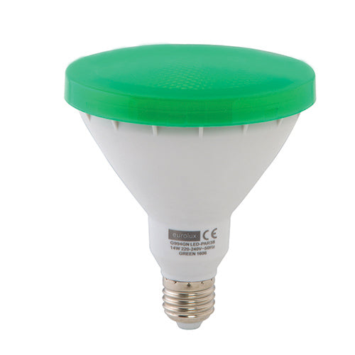 LED PAR38 E27 14w Green