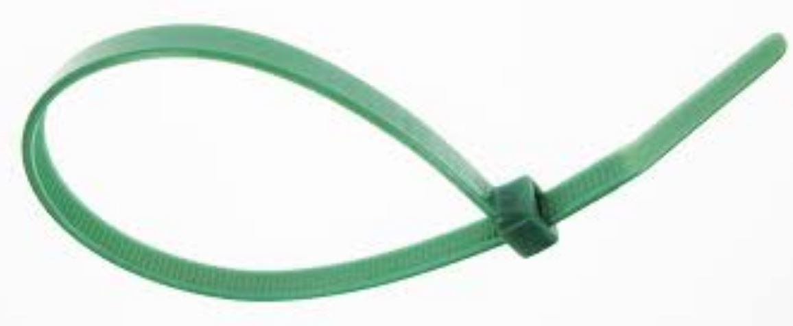 Cable Ties 140L X 2.5W Uv. Green /100