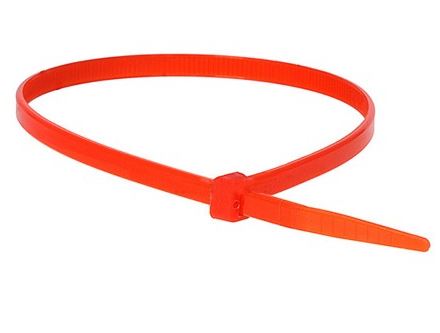 Cable Ties 140L X 2.5W Uv. Red /100