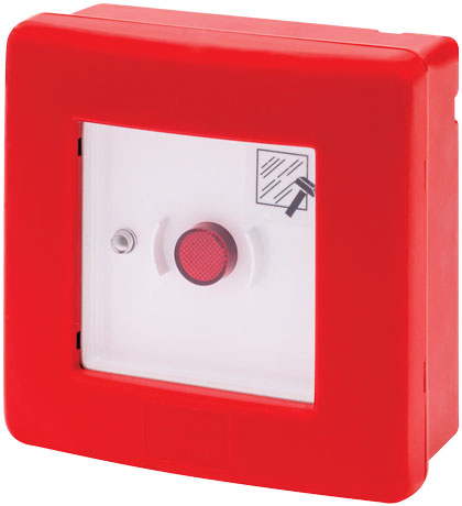 Red Emergency Break-Glass Stn Ip55
