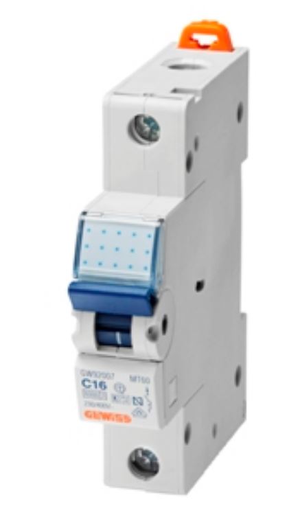 1P 10A C 4.5/6kA DIN MCB 1M
