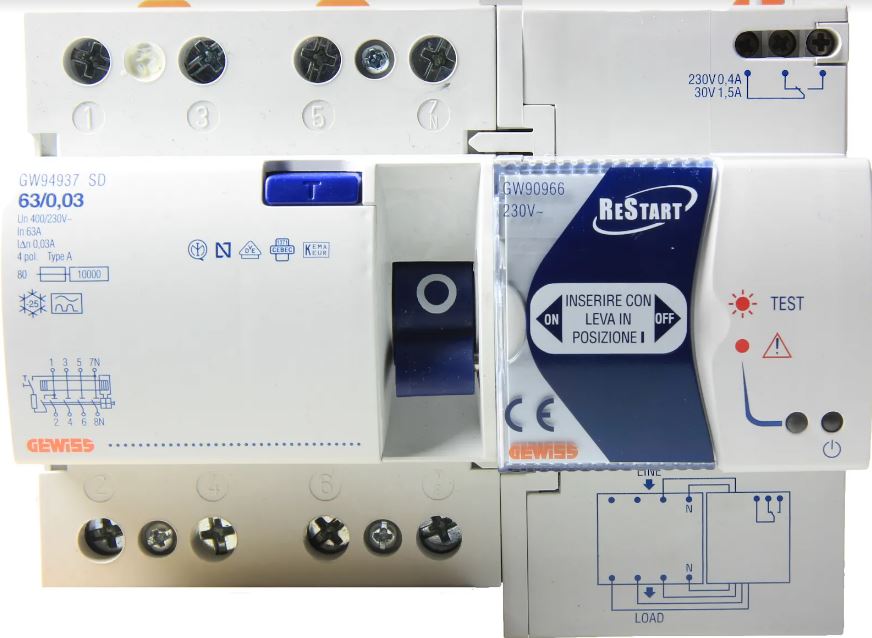 4P 63A 30Ma Restart Pro