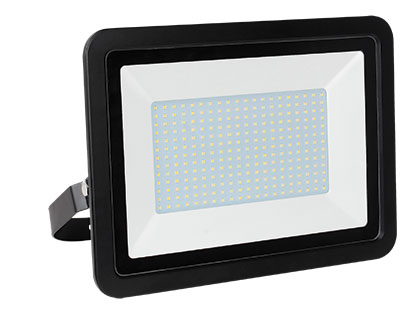 120-265Vac 200W Cool White Led Alum. Flood Light Ip65