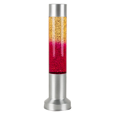 Glitter Lamp Pink with Grey Base
