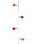 Load image into Gallery viewer, LED Star Light String Mulitcolour Battery Operated
