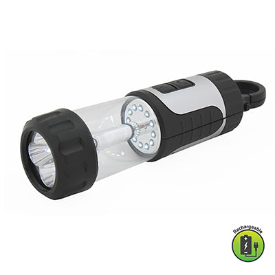 LED Dynamo Torch & Lantern Black