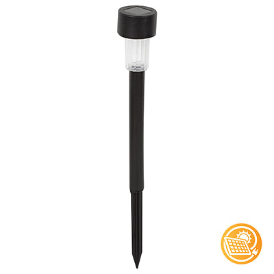 Plastic Solar Garden Spike Black - Sell in PDQ of 24