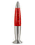 Load image into Gallery viewer, 13 Glitter Lamp Silver Metal Cap &amp; Base Red Water
