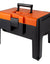 Load image into Gallery viewer, BIG JIM STEP STOOL TOOLBOX ORANGE
