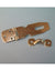 Load image into Gallery viewer, Mackie Hasp &amp; Staple 90mm Brass Sydmore Bulk 10pcs

