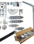 Load image into Gallery viewer, 10 panel single garage door + Hardware Kit + Centurion SD04 T10 Motor

