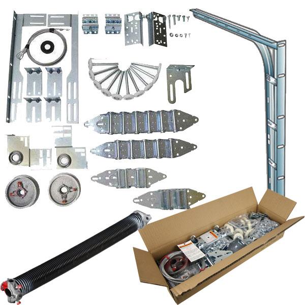 10 panel single garage door + Hardware Kit + Centurion SD04 T10 Motor