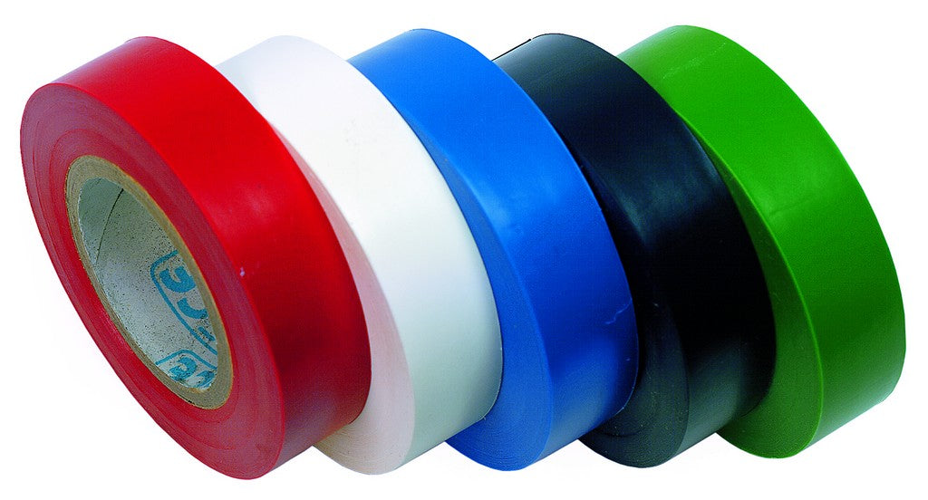 10 Metre White Insulating Tape 19Mm X 0.15Mm Roll