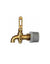 Load image into Gallery viewer, JoJo solid brass lockable tap 20mm
