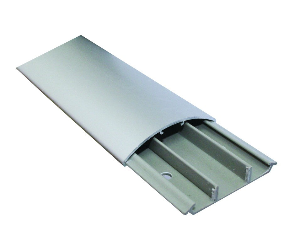 Half Round Trunking Grey Pvc 50X12Mm /2M Length