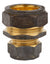 Load image into Gallery viewer, Compression Brass Coupler Cxc 22mx15mm pkt 10

