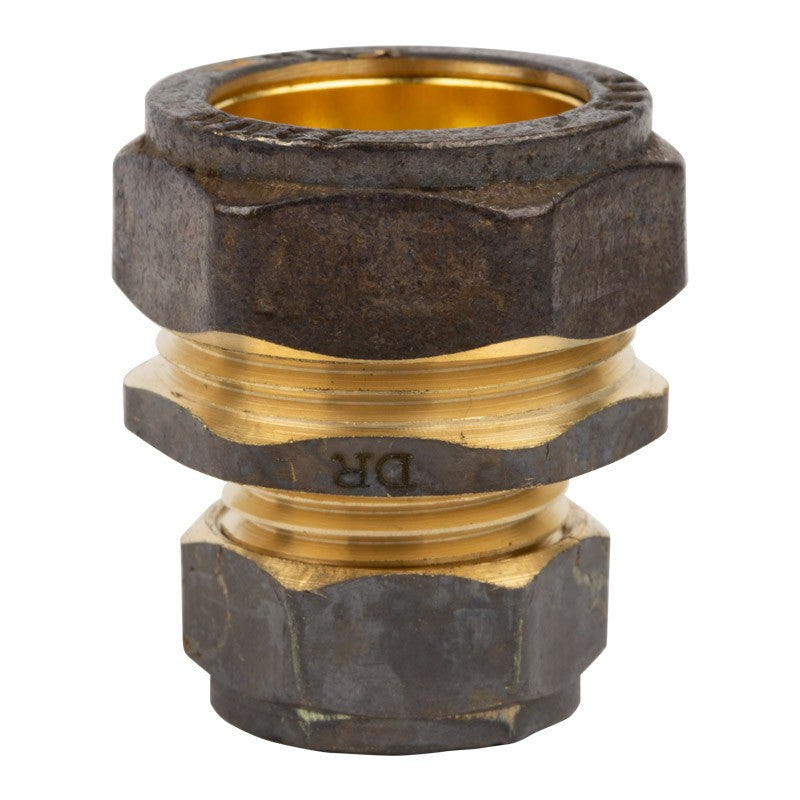 Compression Brass Coupler Cxc 22mx15mm pkt 10