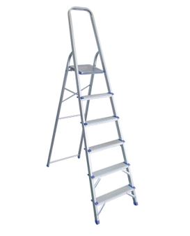 6-Step Aluminium Step Ladder 150Kg 1890Mm