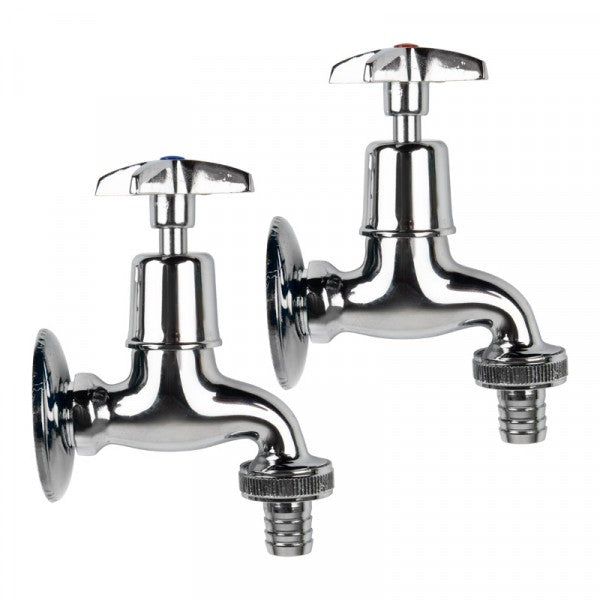 Tap Star Import Bib Hose 1/2x3/4 Pair