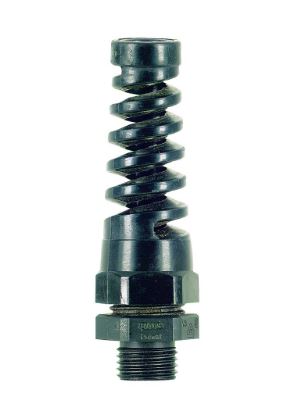 Black Flex-Protecting 12Mm Gland For Cable 5.3-3Mm
