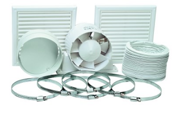 AXIAL IN-LINE FAN KIT 125MM DIA