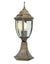 Load image into Gallery viewer, Lantern 6 Panel Pedestal Black Gold
