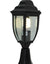 Load image into Gallery viewer, Lantern 6 Panel Pedestal Black
