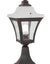 Load image into Gallery viewer, Lantern 4 Panel Pedestal 190mm BrownRust

