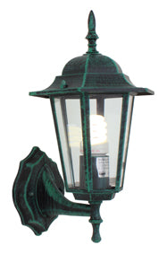 Lantern 6 Panel Up/Facing Verde Green